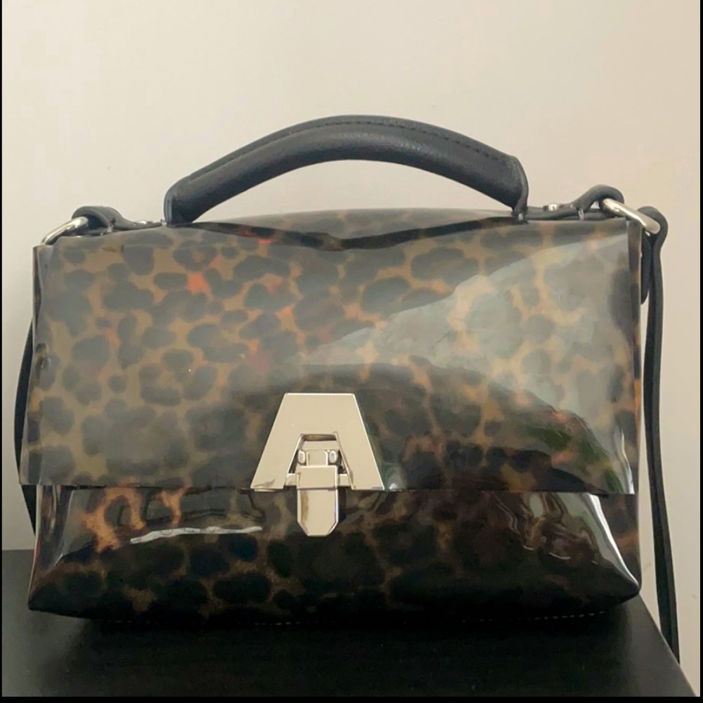ZARA leopard print bag
